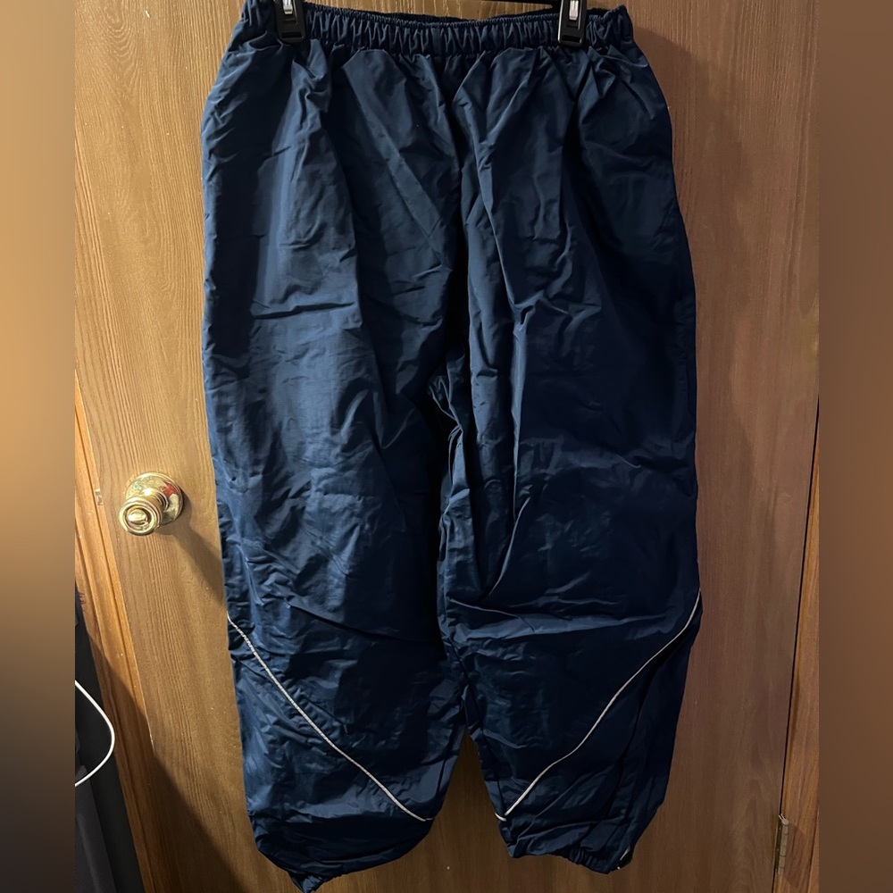 Men’s Blue Relaxed Fit Lined Pants